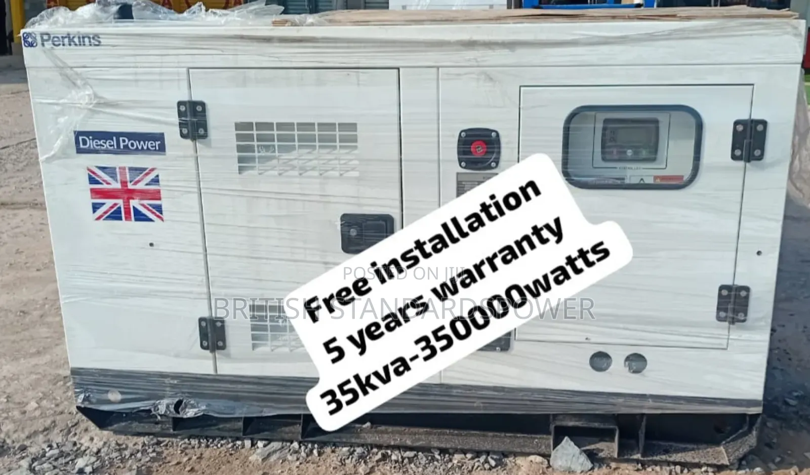 Essential Service Power 35kva Silent Diesel Generator
