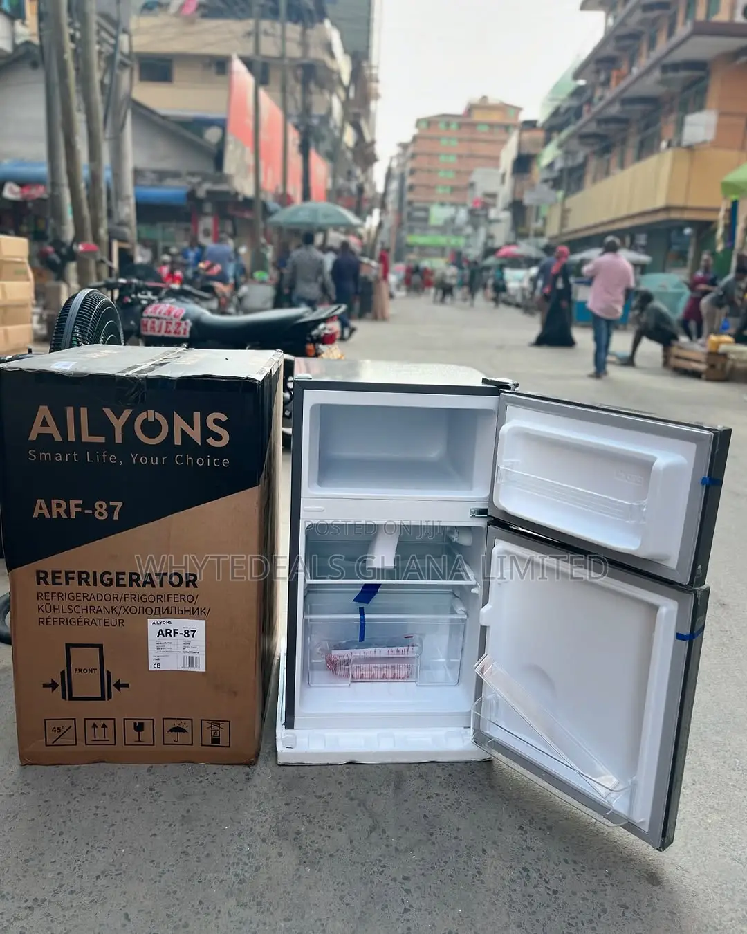 Ailyons Table Top Refrigerator| Double Door| Energy Saving |Warranty