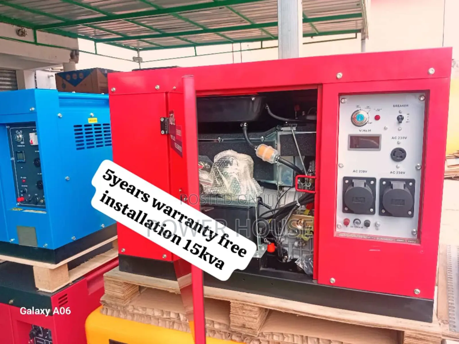 Aircool Regaflow Honda Diesel 16500watts 15kva Generator