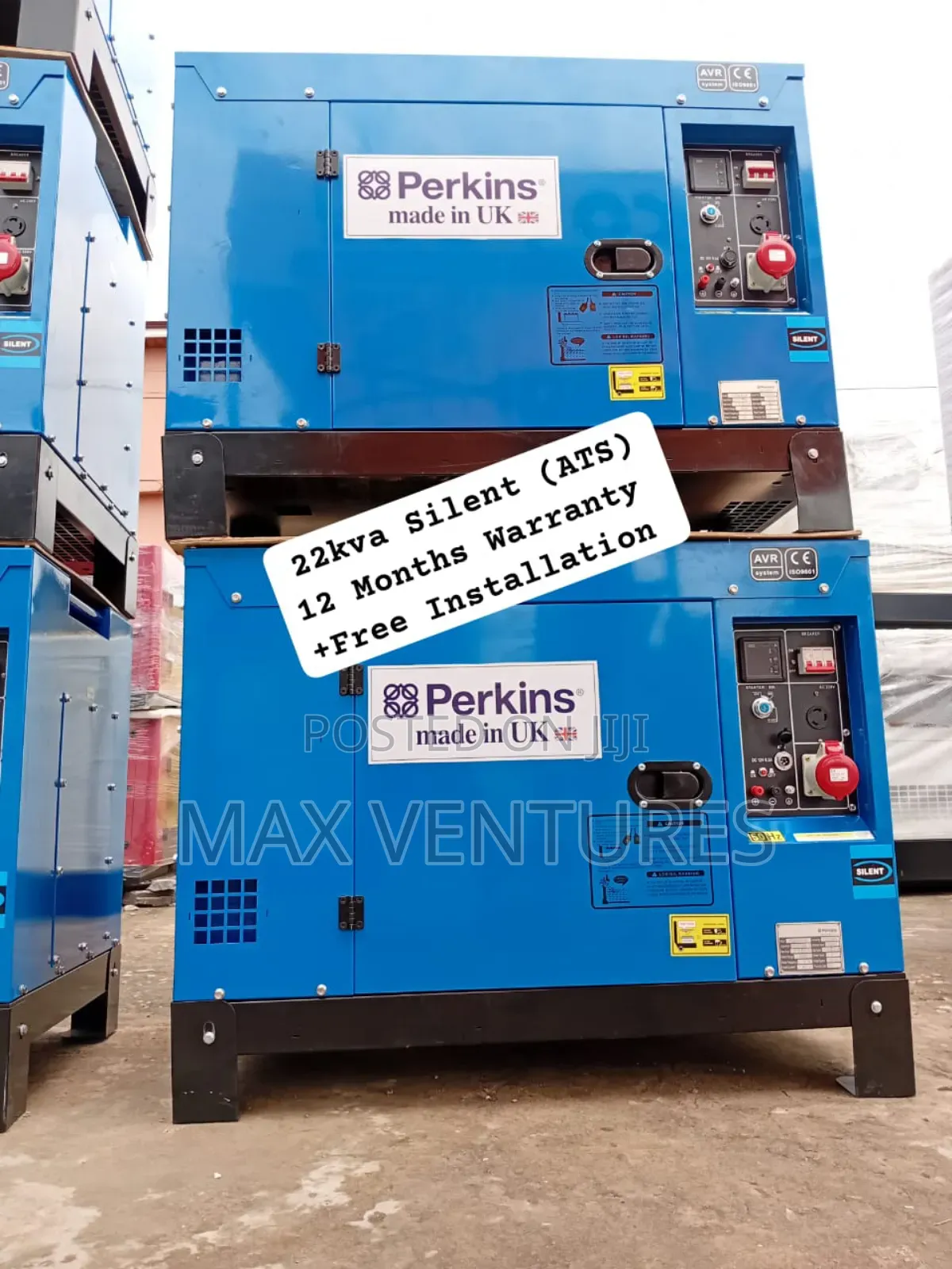 Perkins Diesel 22kva Silent Power Pro