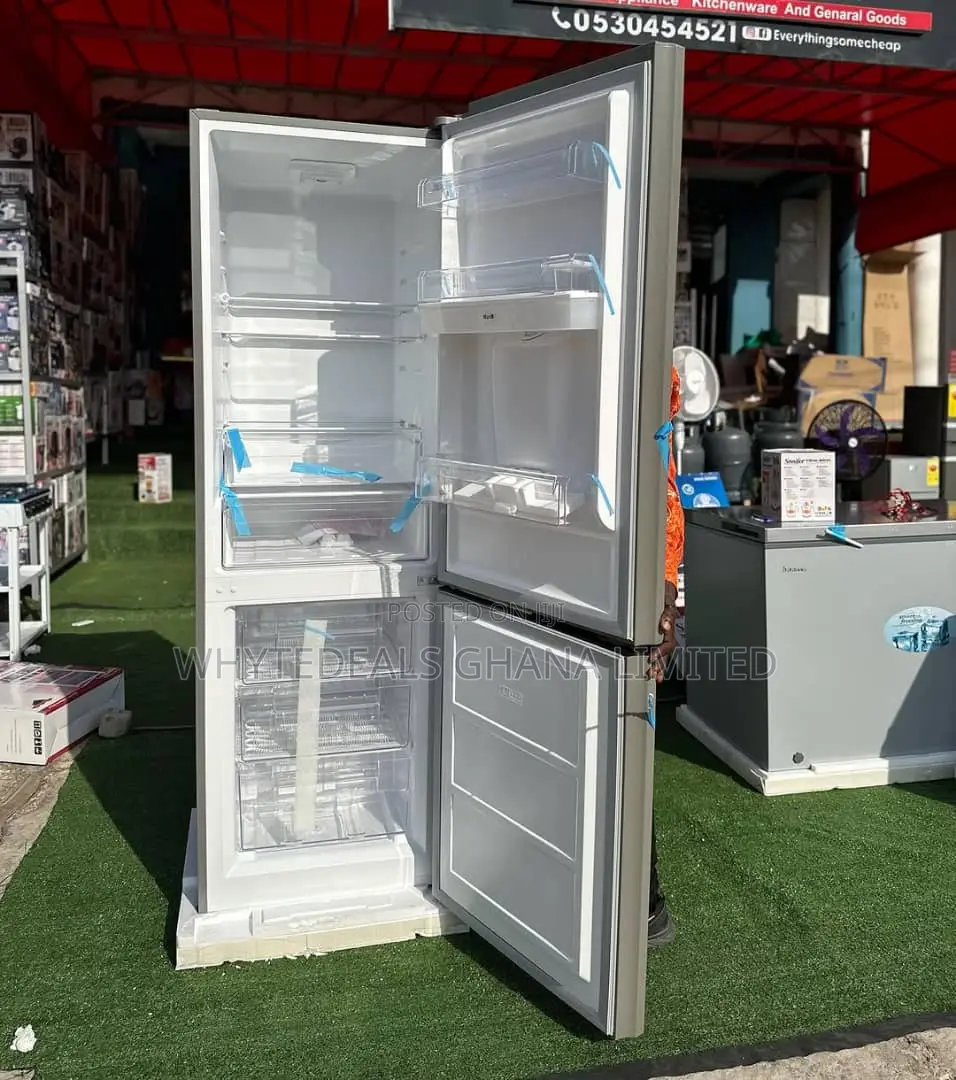 3_stars Innova Black Glass Refrigerator| 270ltrs|Water Dispenser|Promo