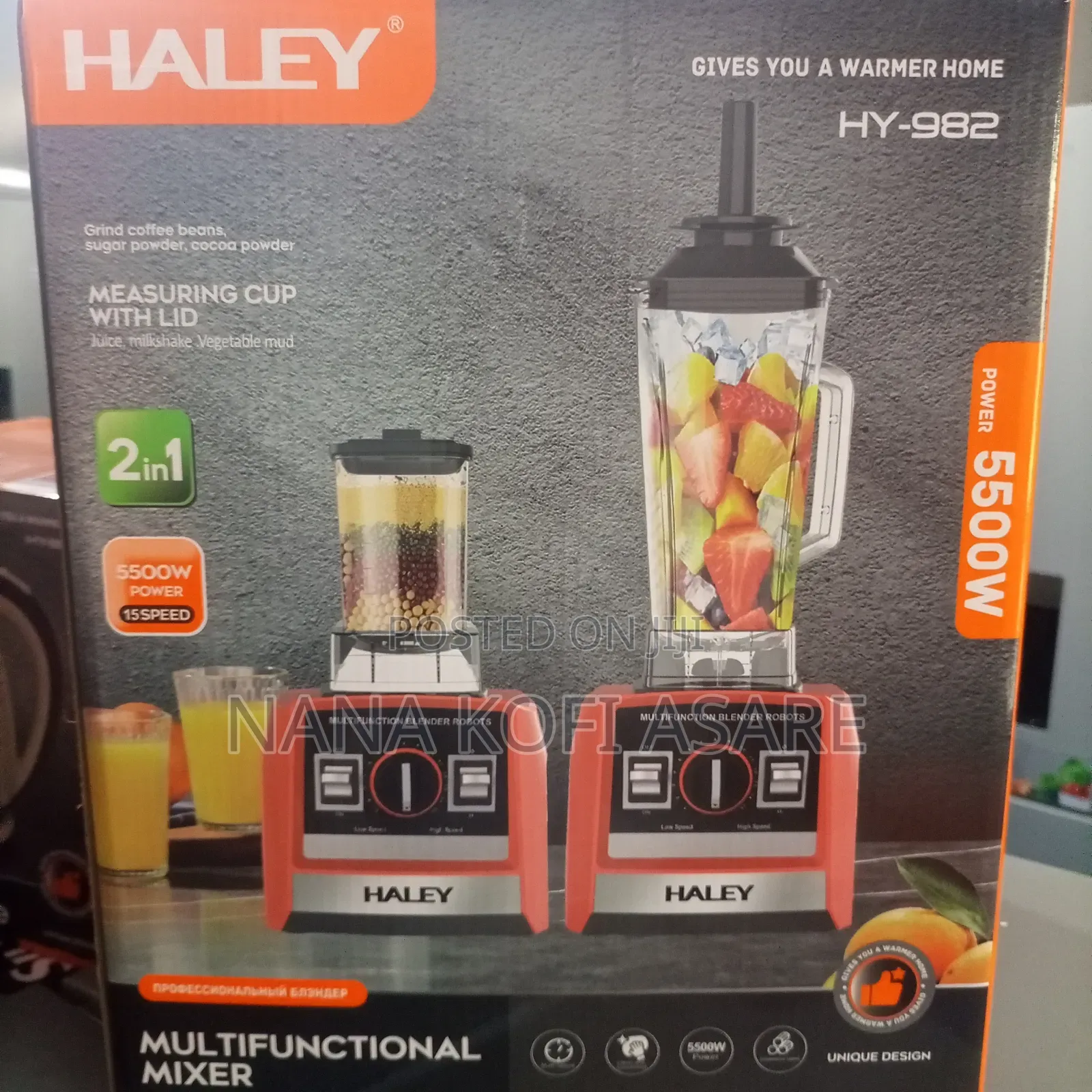 Haley 2 in 1 Blender Multifunctional Mixer