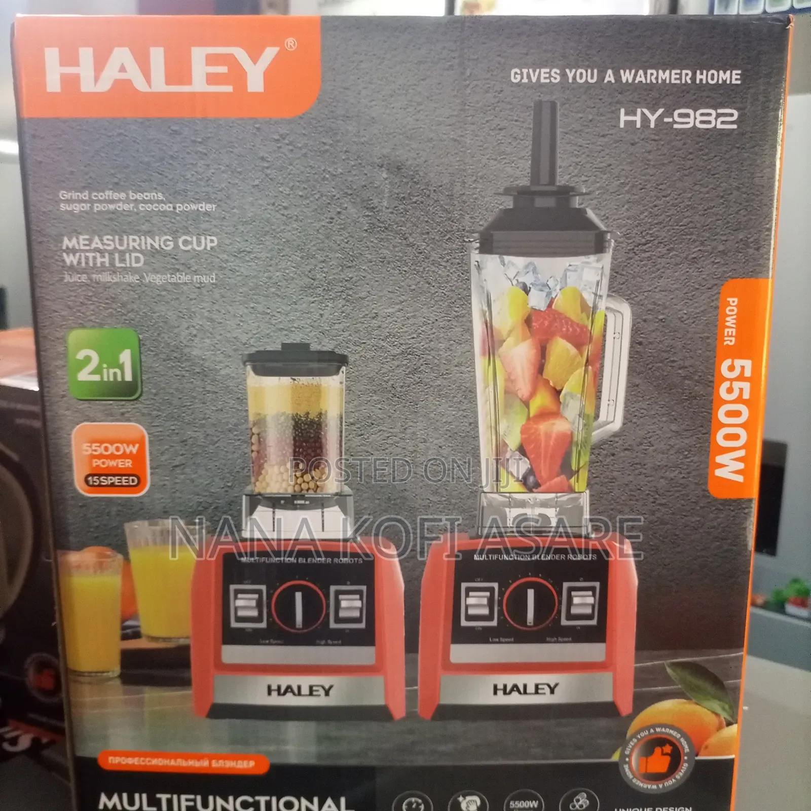 Haley 2 in 1 Blender Multifunctional Mixer