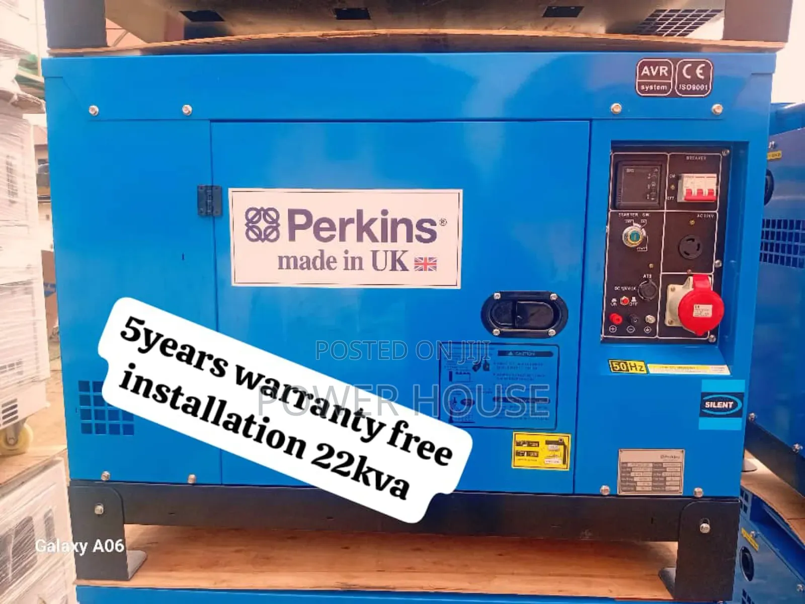 Aircool Alpha 22kva Perkins Diesel Generator 22kva