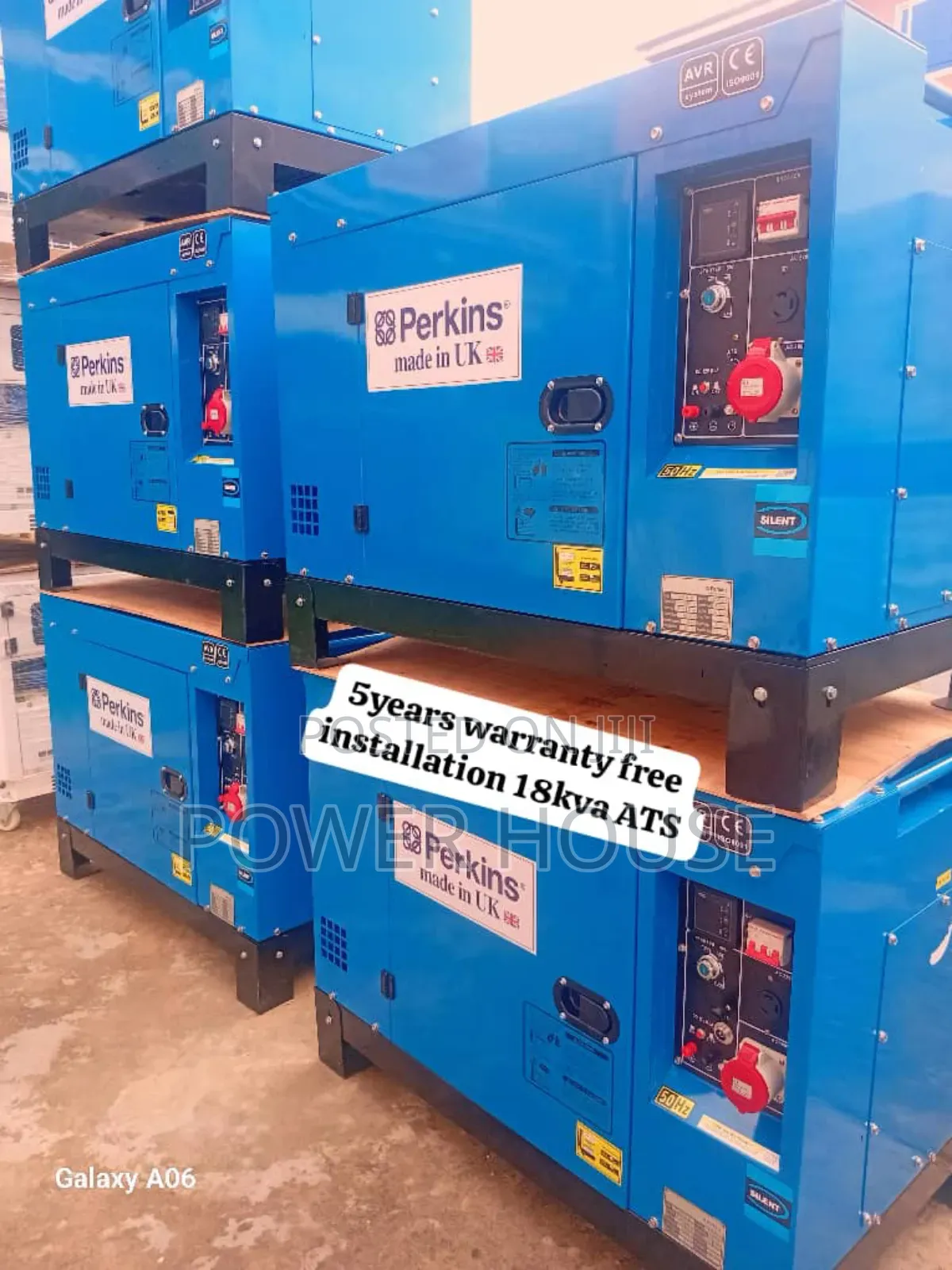 Aircool Voltara 22kva Perkins Diesel Generator 22kva Perkins
