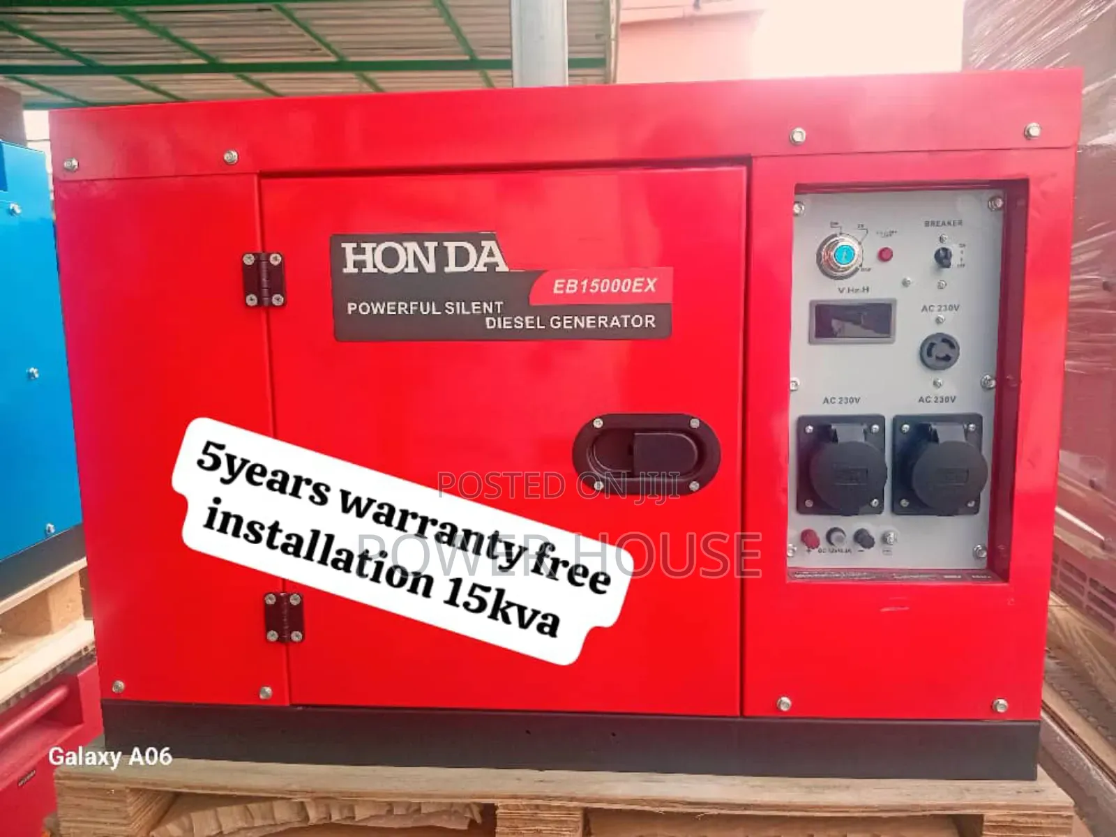 Electric Borea Honda Diesel Generator 15kva 16500watts