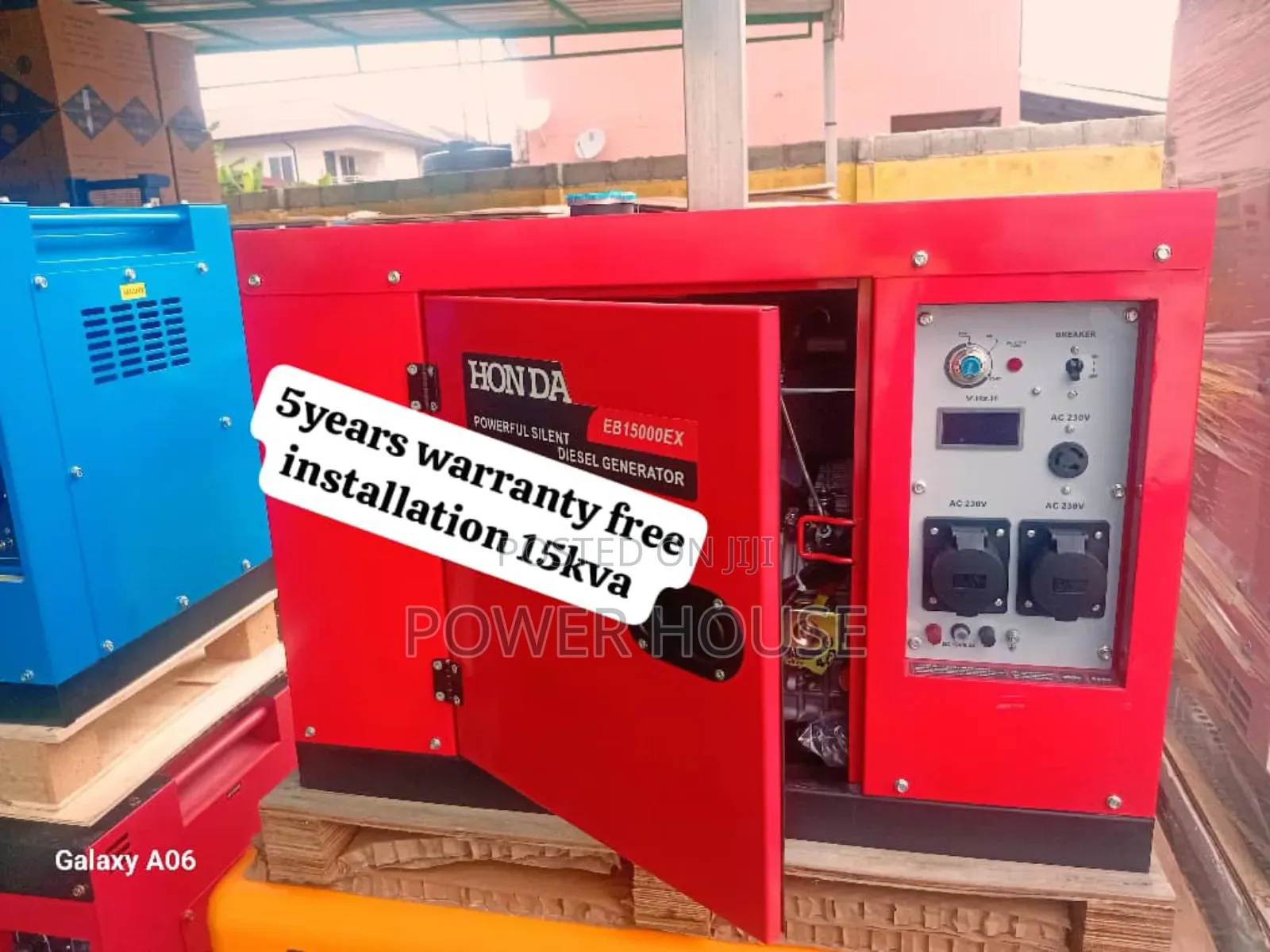 Electric Ignite Honda Diesel Generator 16500watts 15kva