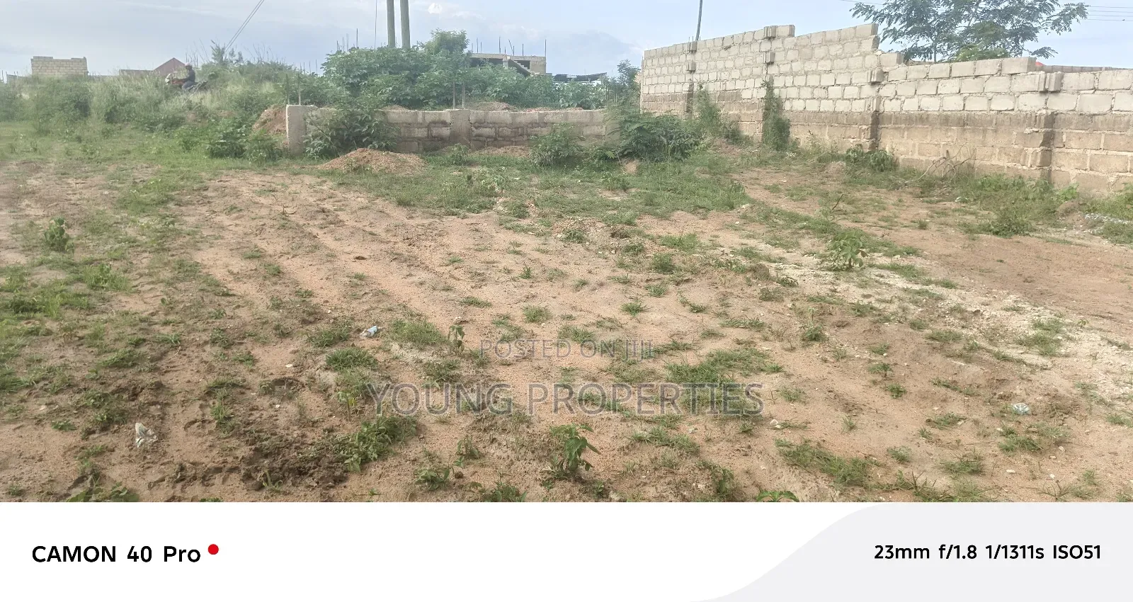 Half Plot for Sale Amasaman Domeabra for Stores