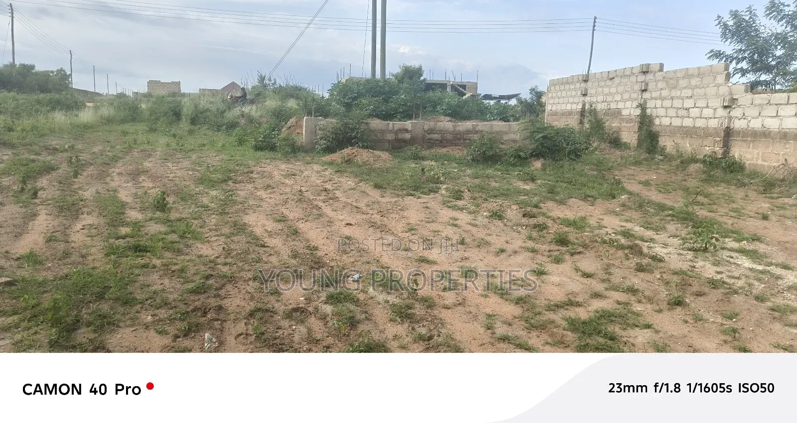 Half Plot for Sale Amasaman Domeabra for Stores