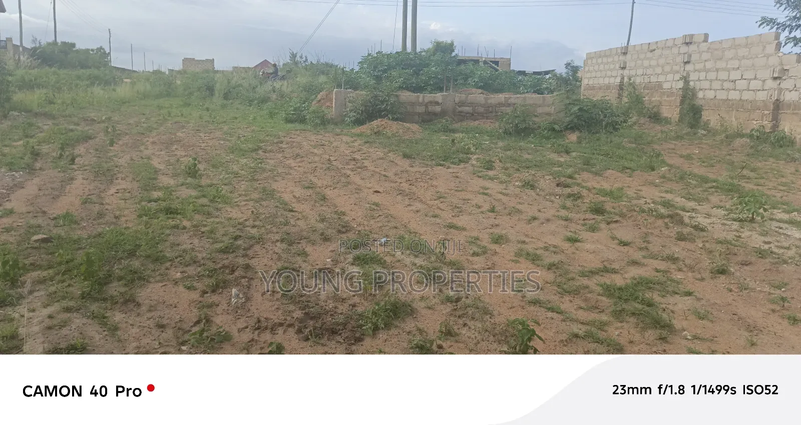 Half Plot for Sale Amasaman Domeabra for Stores