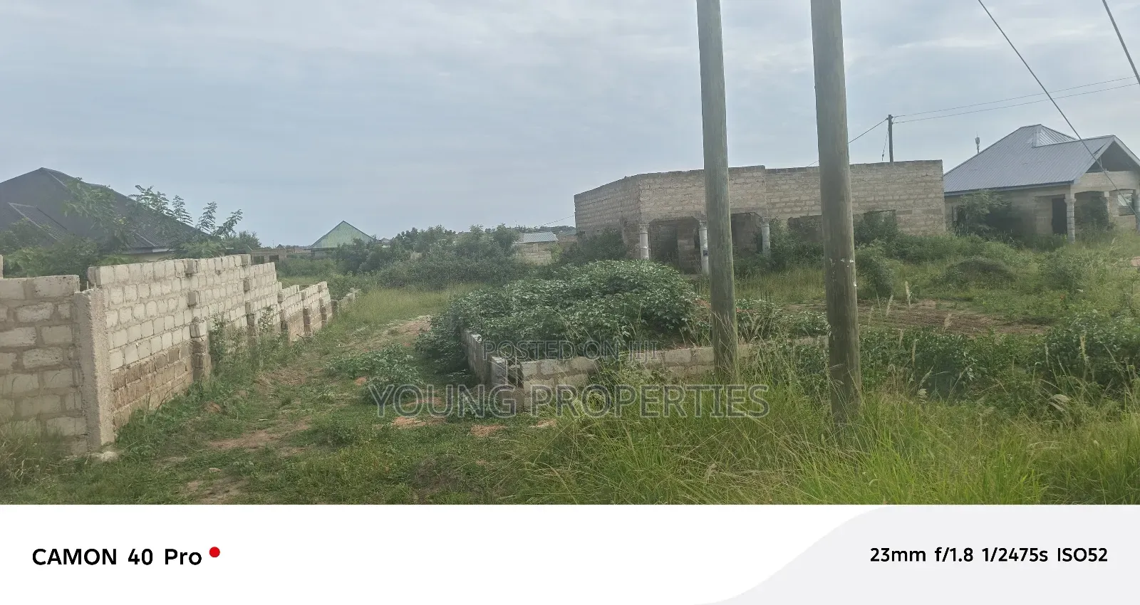 Half Plot for Sale Amasaman Domeabra for Stores