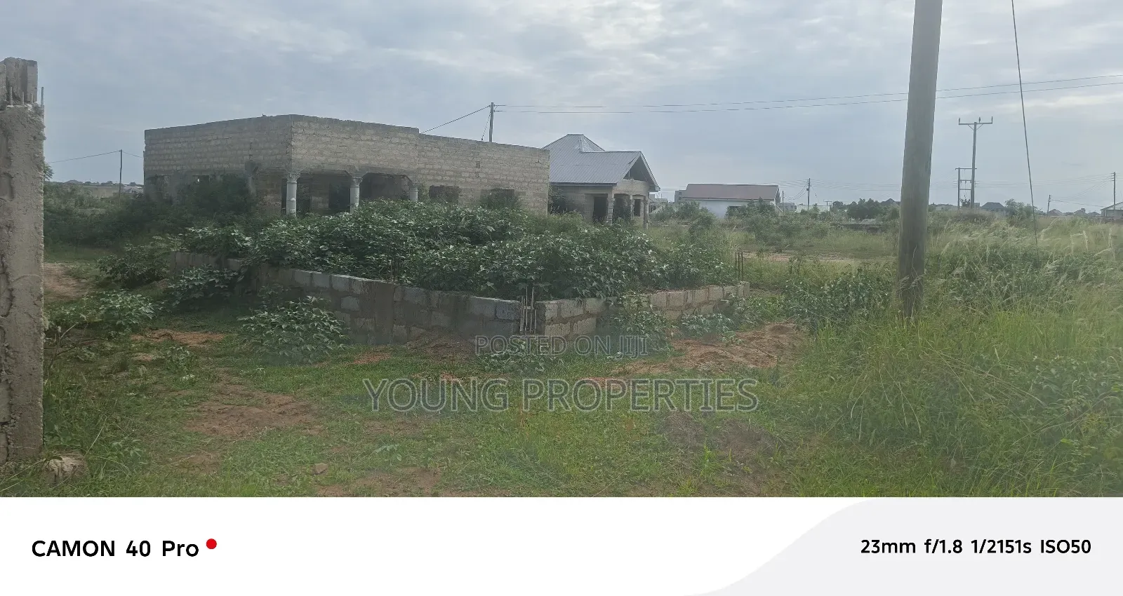 Half Plot for Sale Amasaman Domeabra for Stores