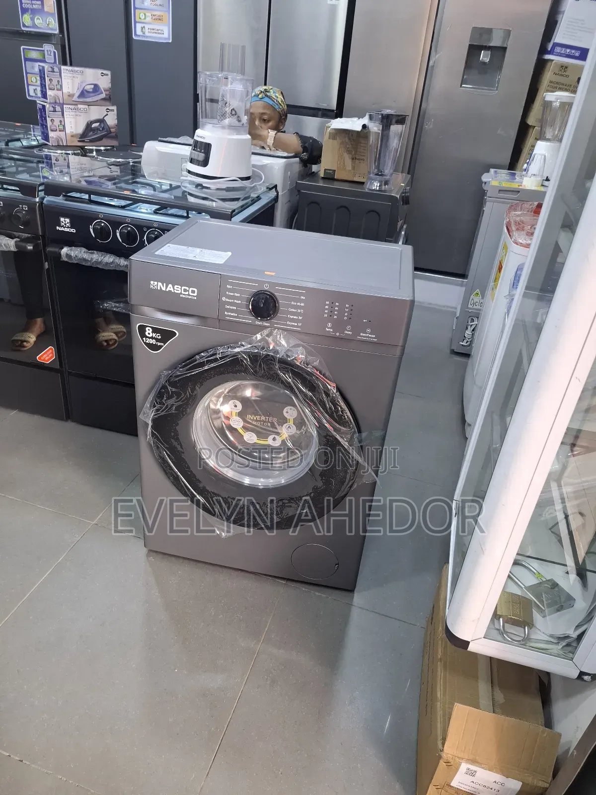 Quiet Start Nasco Washing Machine 8kg Front Load for Sale