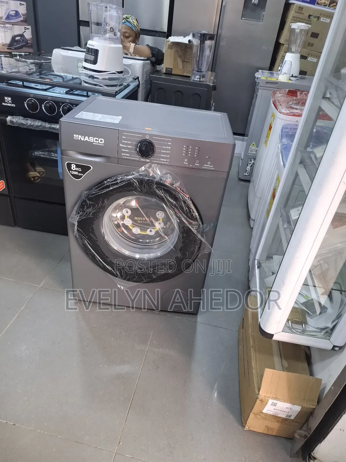 Quiet Start Nasco Washing Machine 8kg Front Load for Sale