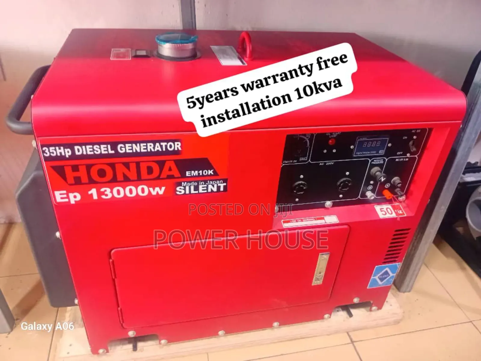 Electric Caemb Amp Honda Generator 10kva 13000watts 10kva