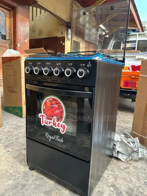 Royaltech 4_burner Gas Cooker| Oven| Grill| Stainless Steel