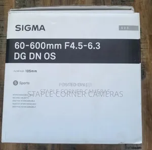 Sigma 60-600mm F4.5-6.3 Dg Dn Os Sports Lens Sony E-mount