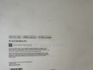 New Laptop Apple MacBook Pro 48GB Apple M4 Pro SSD 512GB