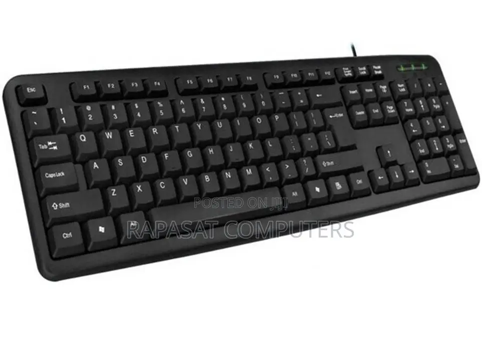 Crystal Cy- Desktop Keyboard - Black
