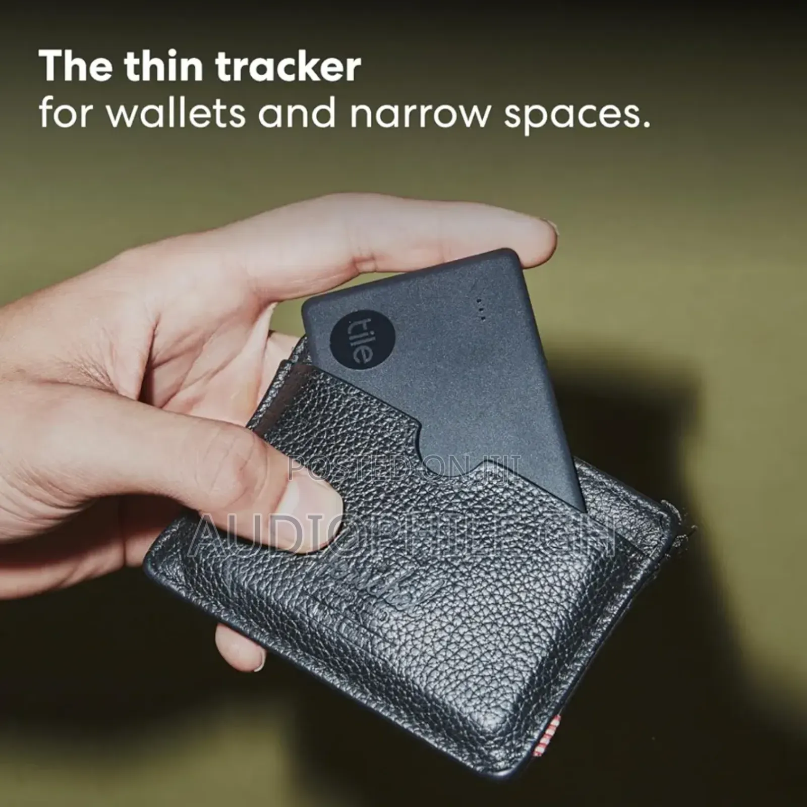 Tile Slim Thin Bluetooth Tracker Airtag