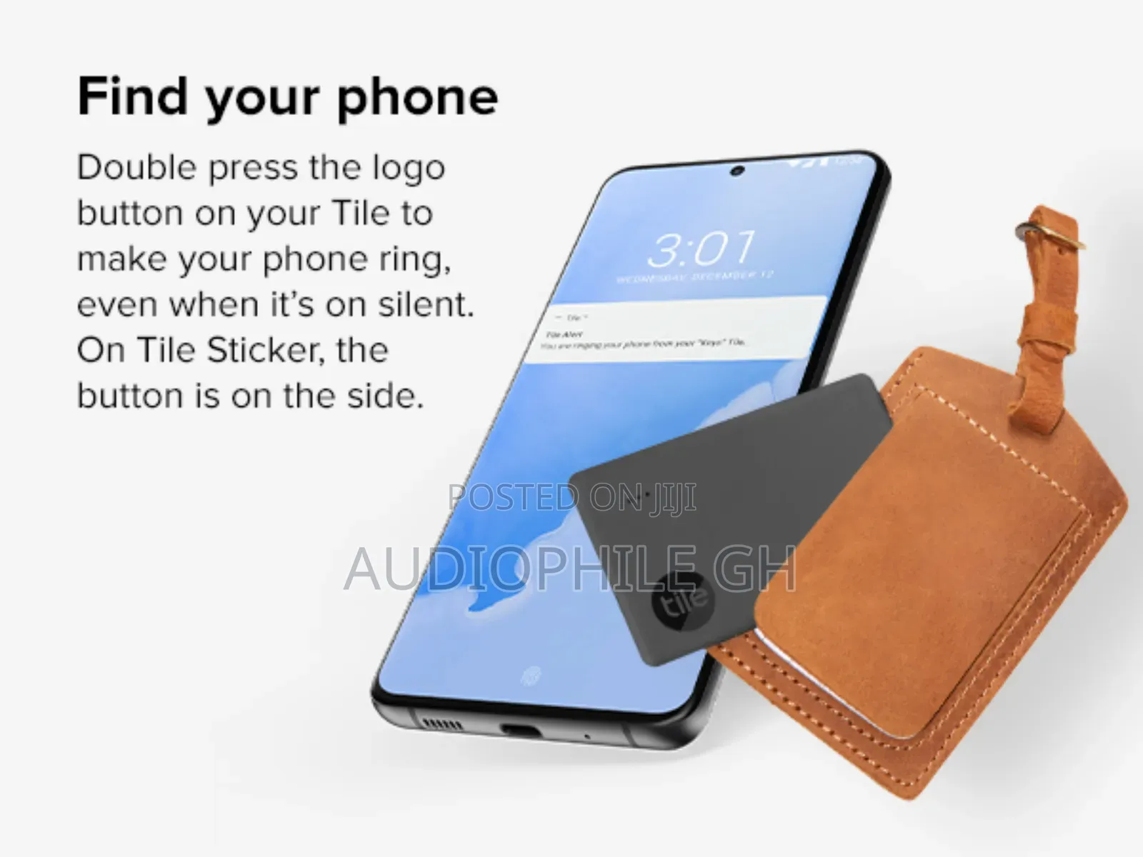 Tile Slim Thin Bluetooth Tracker Airtag