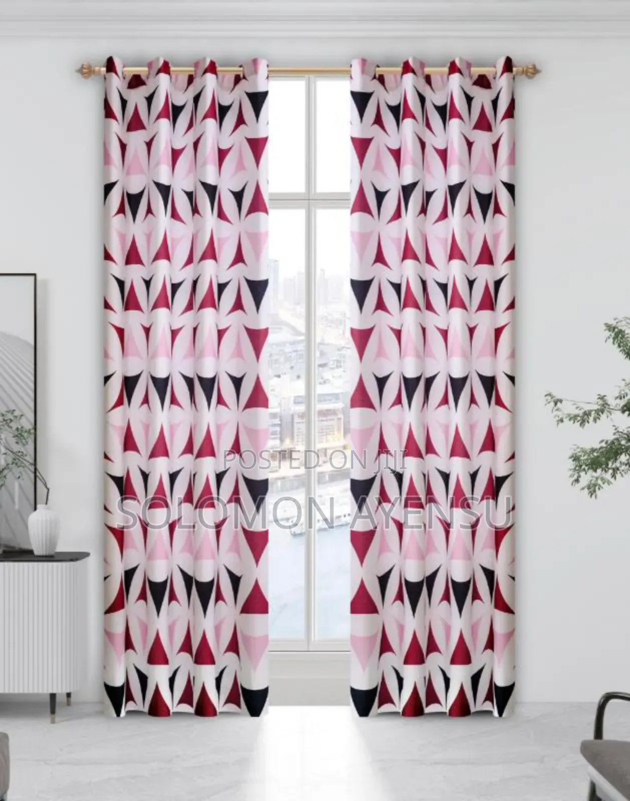 2 In Curtains Available In Different Colours