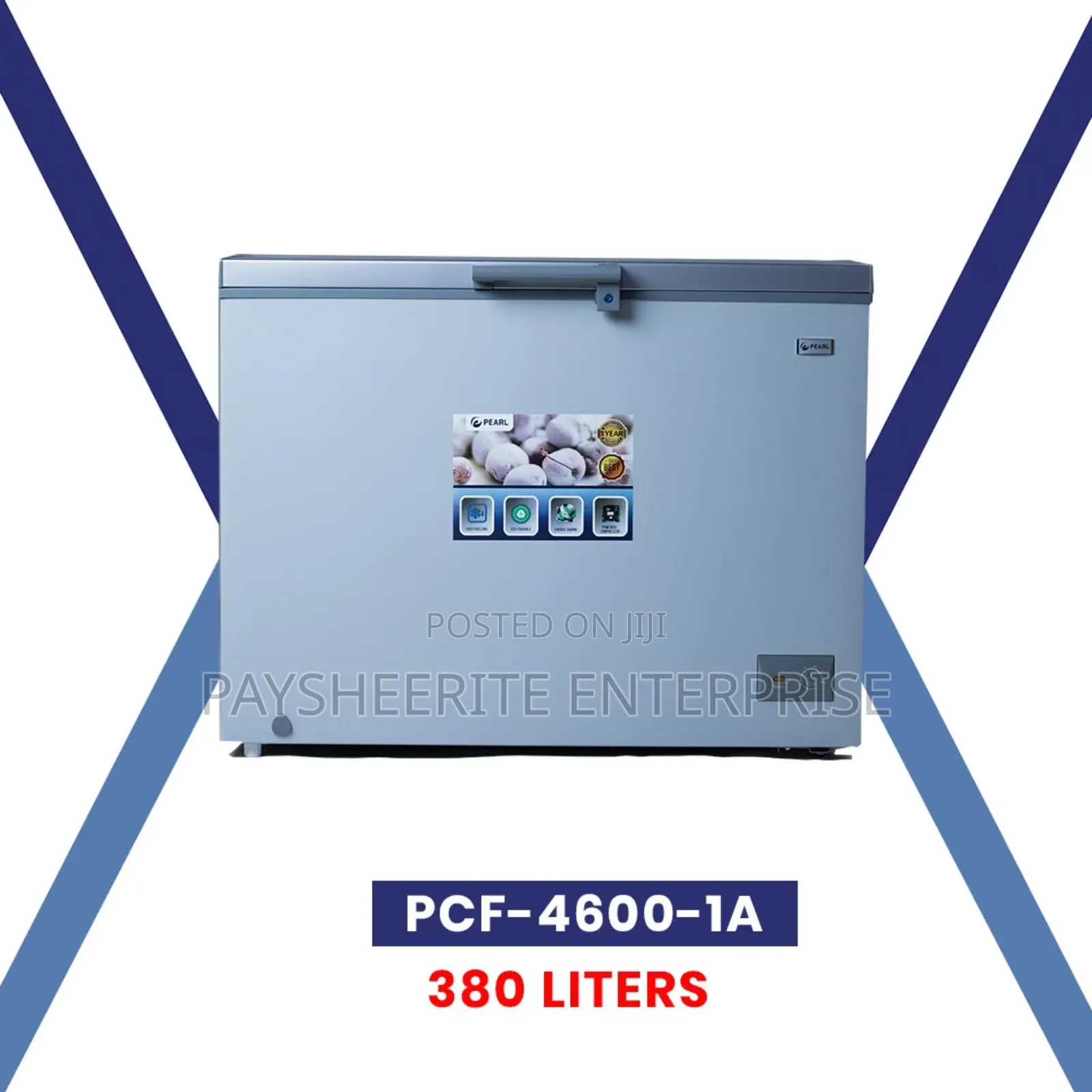 Durable 380l Pearl Chest Freezer 4,850gh