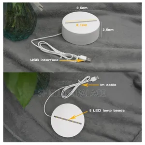 3d Led Illusion Creative Novelty Night Light Decorative Lamp