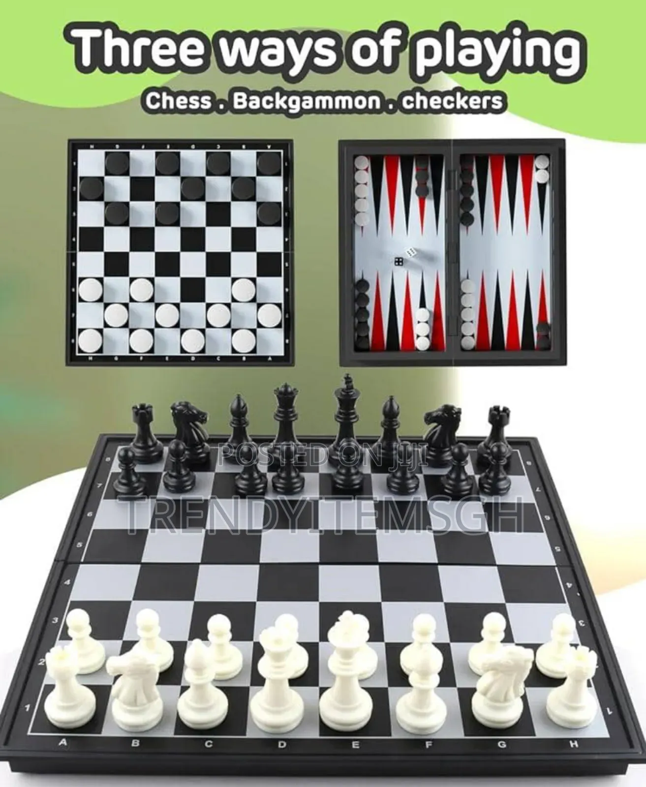 3 Ways Chess Board Game Set