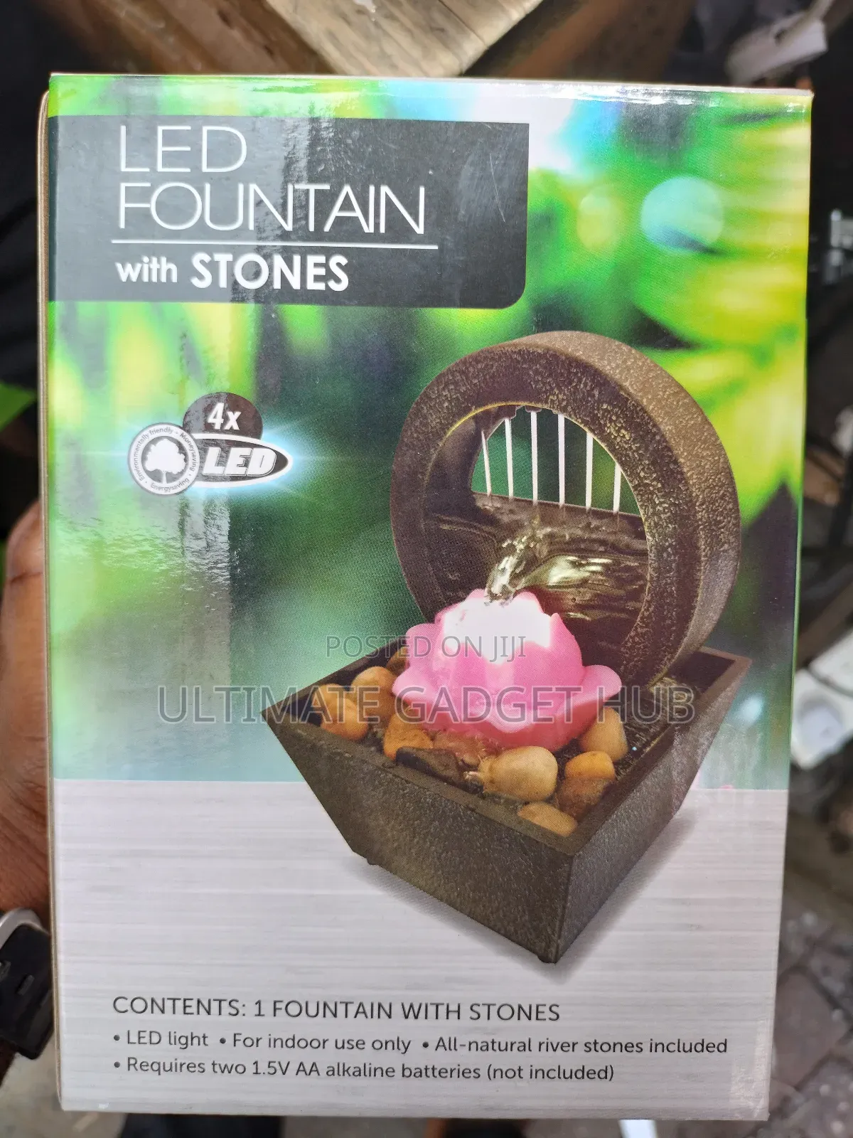 Led Fountain With Stones