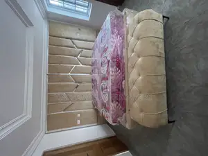 King Jonathan King Size Bed Frame And Ottoman With Two Sid