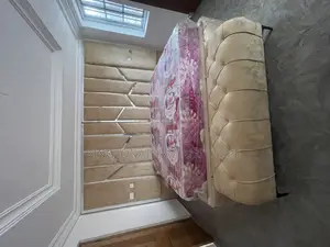 King Jonathan King Size Bed Frame And Ottoman With Two Sid