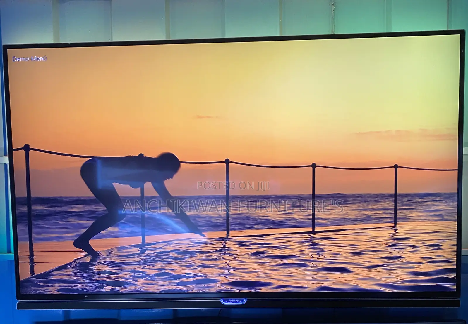 55 Inches Philips Android Tv With 3 Sided Ambient Lighting