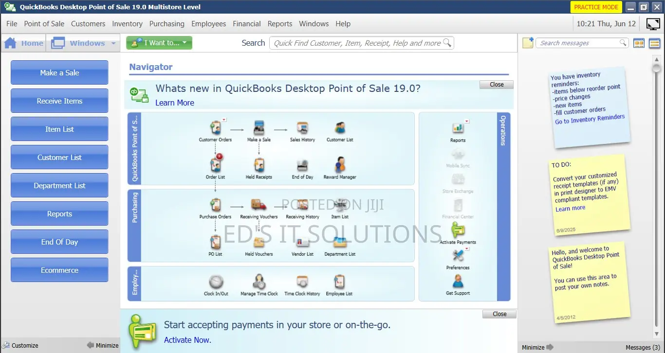 Quickbooks Point of Sale Software(Lifetime Licence) Retail