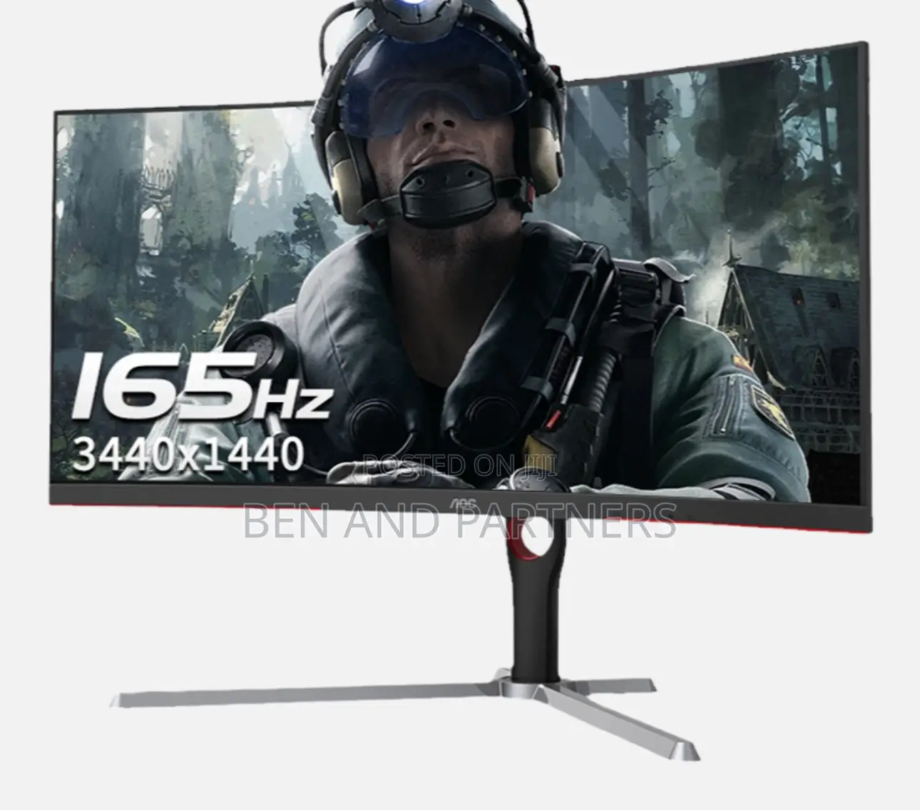 Aoc 34”, Wqhd, 165hz, 1ms, Curved Gaming Monitor