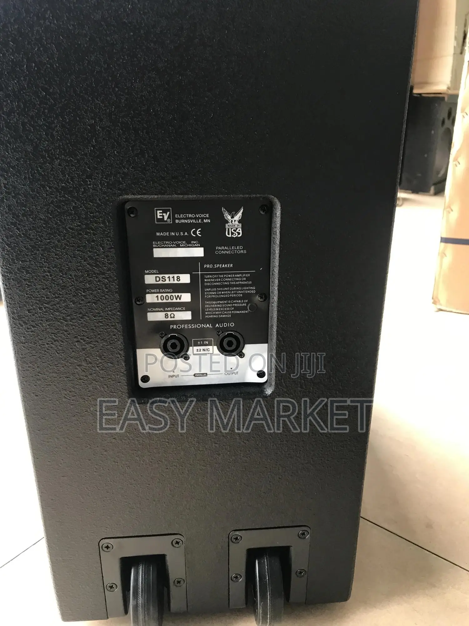 2 Full Range Ev Speakers Pair Original