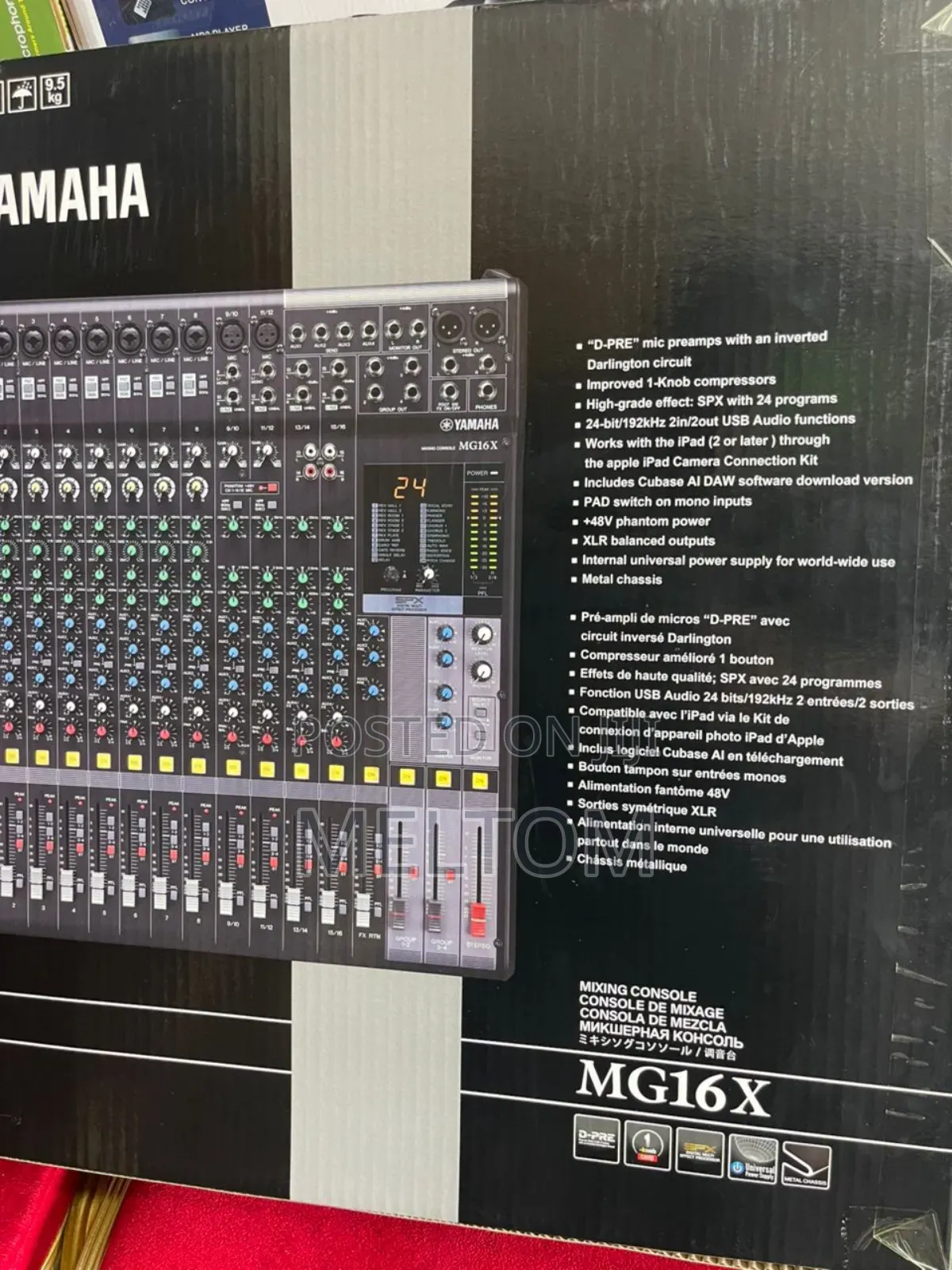 Yamaha Mg16x 16channels Professional Mixer