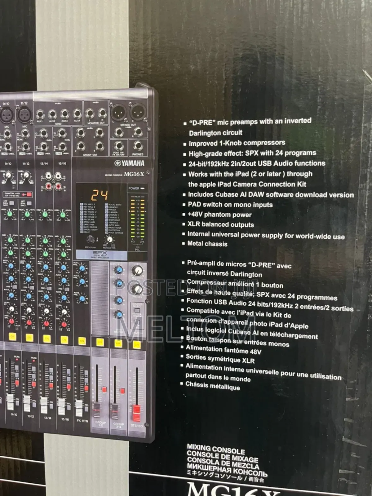 Yamaha Mg16x 16channels Professional Mixer