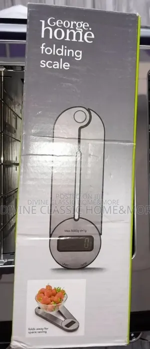 5kg Georgehome Digital Kitchen Scale Measures From 0.5g-5kg