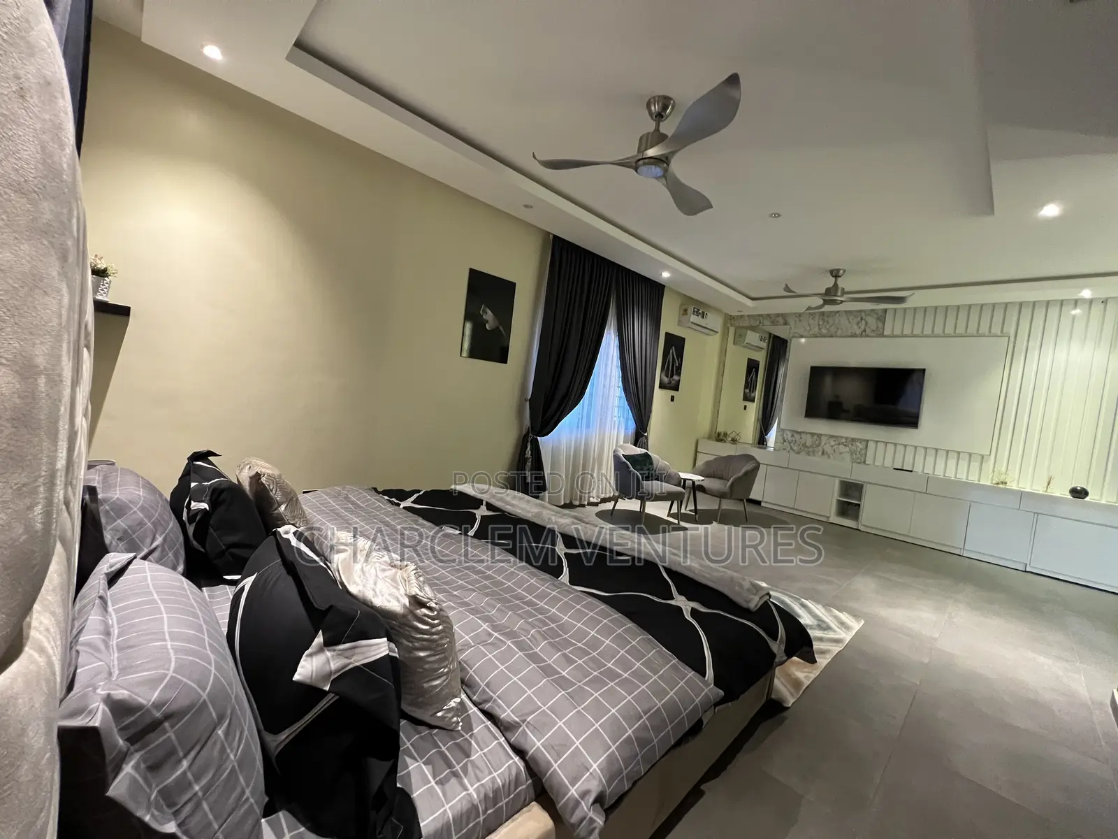 Furnished 4bdrm House in Charclem Ventures, Ashaley Botwe for rent
