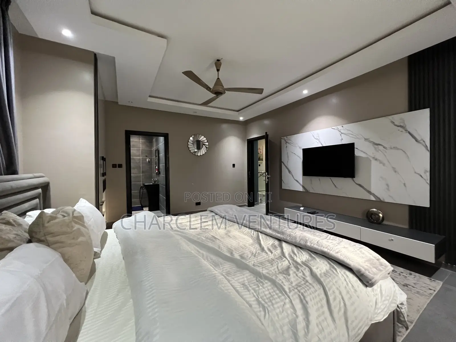 Furnished 4bdrm House in Charclem Ventures, Ashaley Botwe for rent