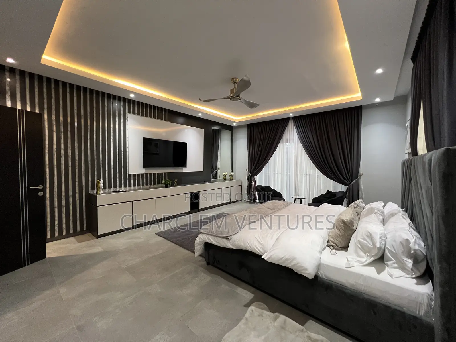 Furnished 4bdrm House in Charclem Ventures, Ashaley Botwe for rent