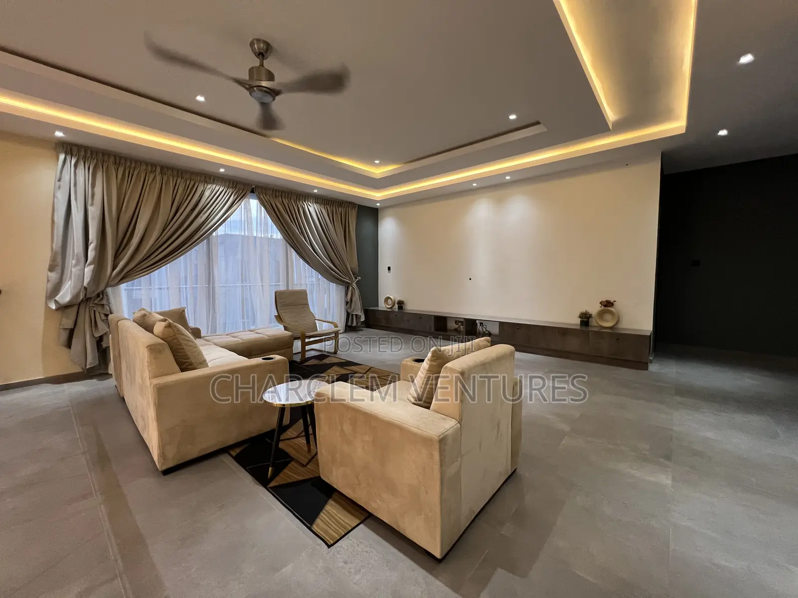 Furnished 4bdrm House in Charclem Ventures, Ashaley Botwe for rent