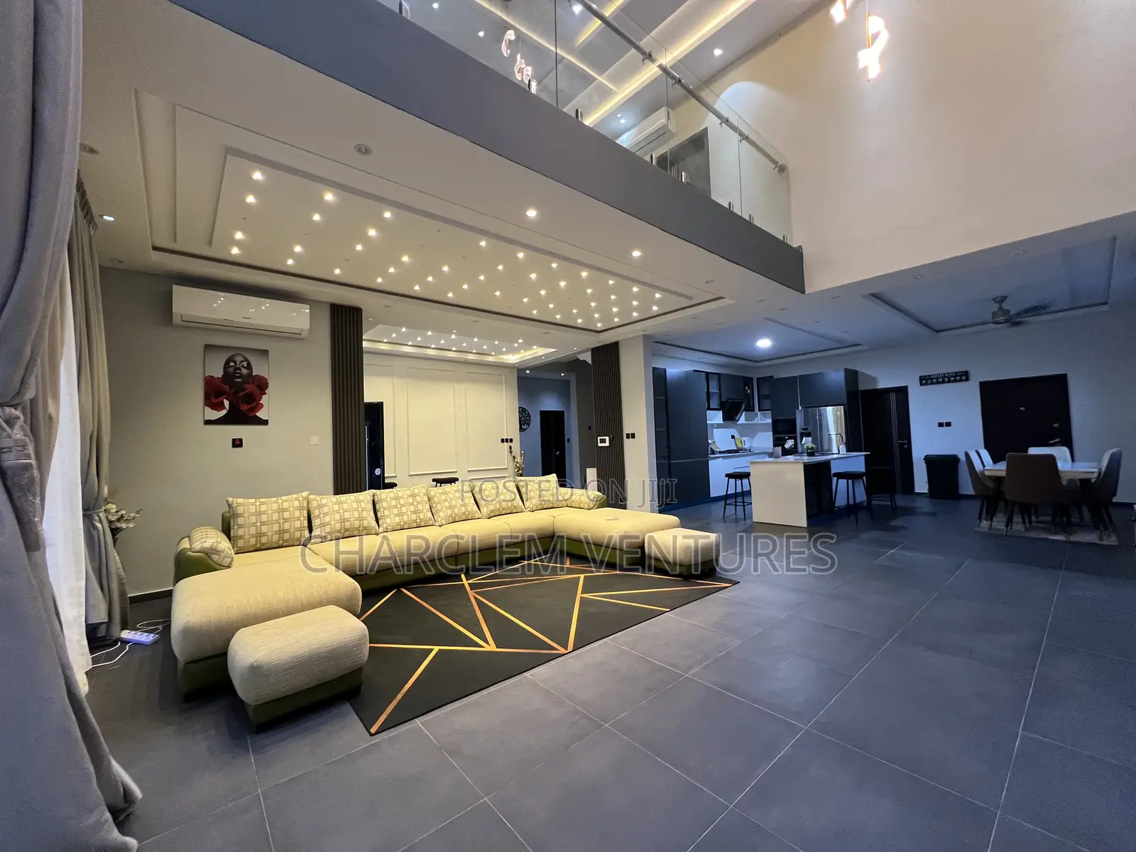 Furnished 4bdrm House in Charclem Ventures, Ashaley Botwe for rent