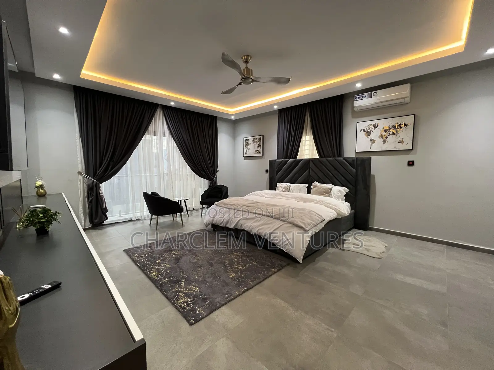 Furnished 4bdrm House in Charclem Ventures, Ashaley Botwe for rent