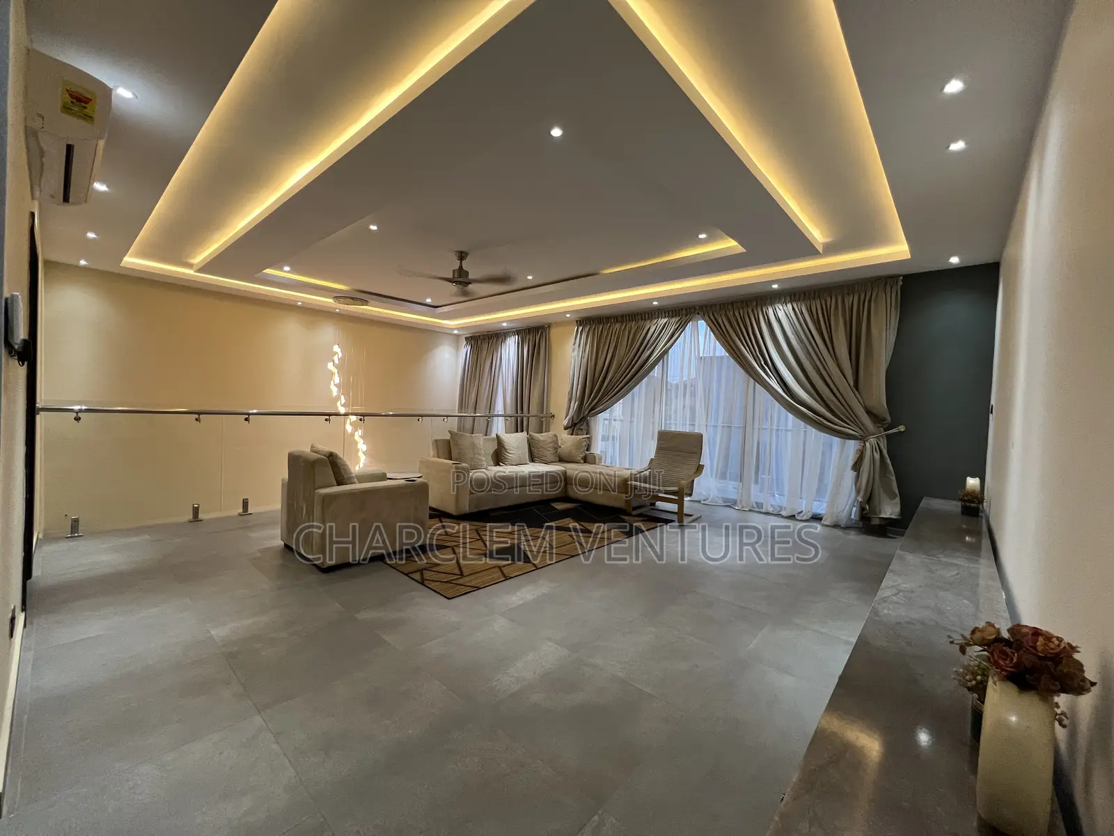 Furnished 4bdrm House in Charclem Ventures, Ashaley Botwe for rent