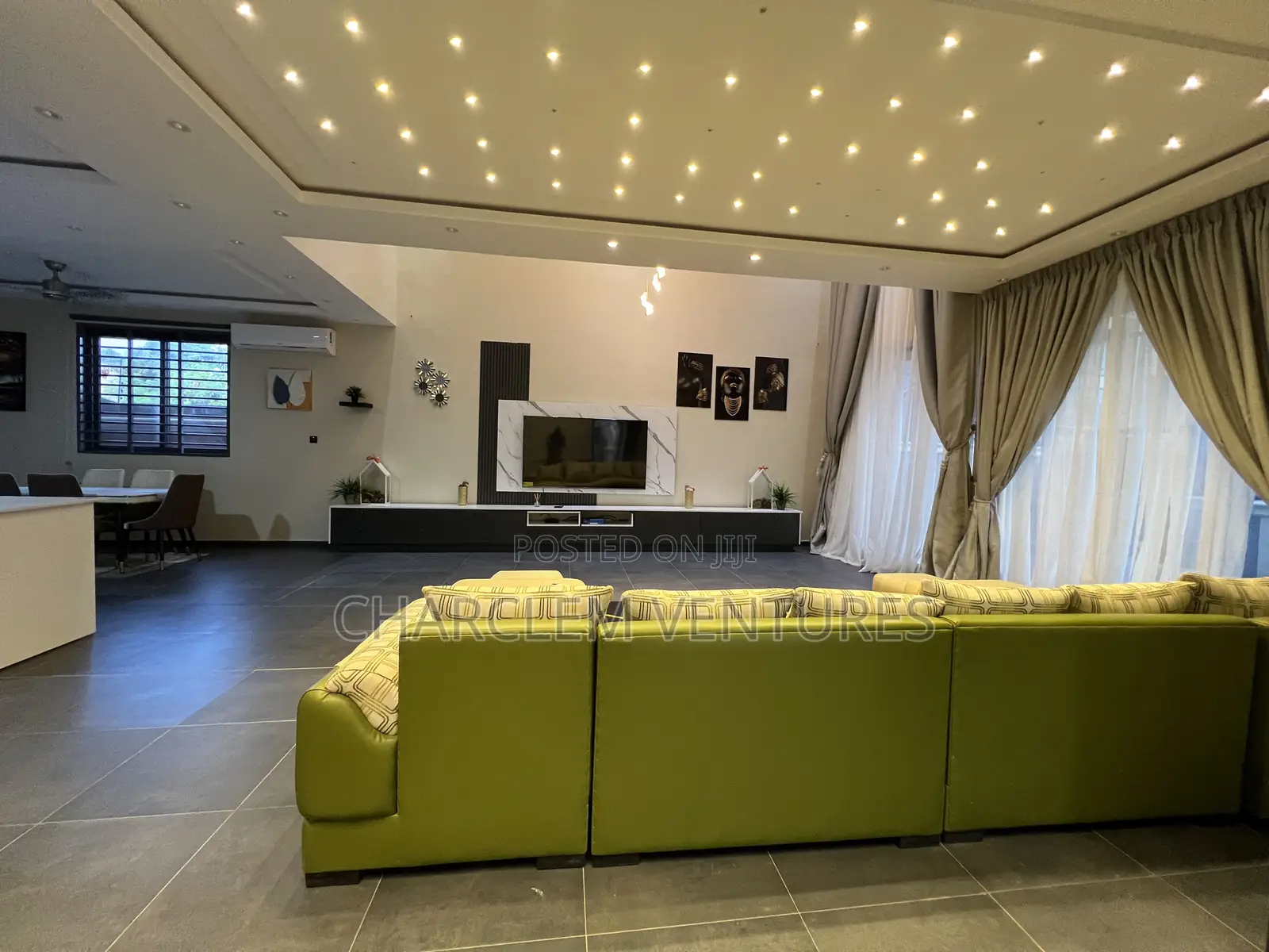 Furnished 4bdrm House in Charclem Ventures, Ashaley Botwe for rent