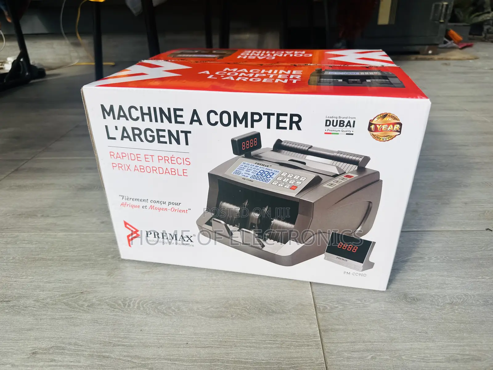 Easy to Use Premax Bill Counting Machine for Companies