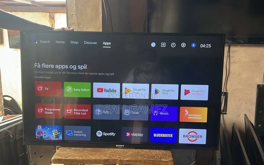 Sony Android Smart Tv Uhd, Has a Line Screen