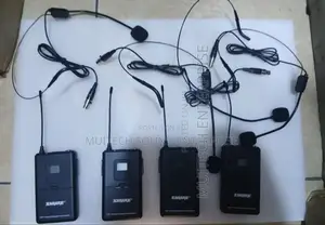 Headsets and Lapel Wireless Microphone (4 in 1)